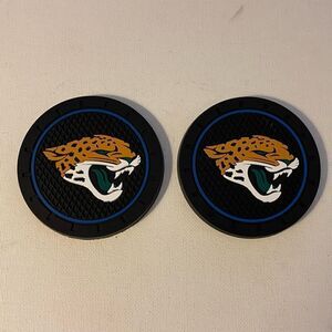 NFL Jacksonville Jaguars Car Cup Holder Coasters set of 2 NWT
